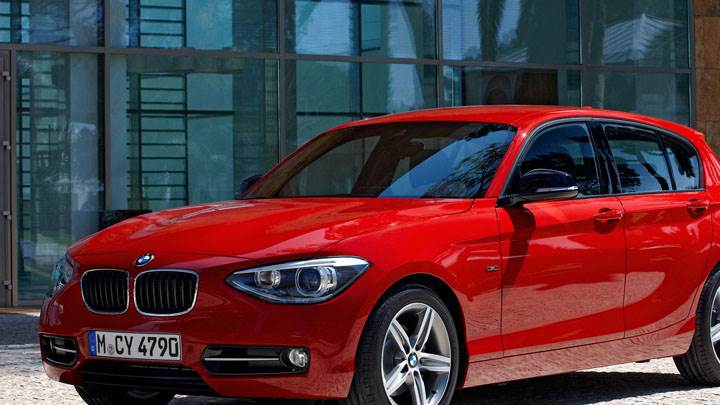 2012 BMW 1-Series in Red Front Side Pose